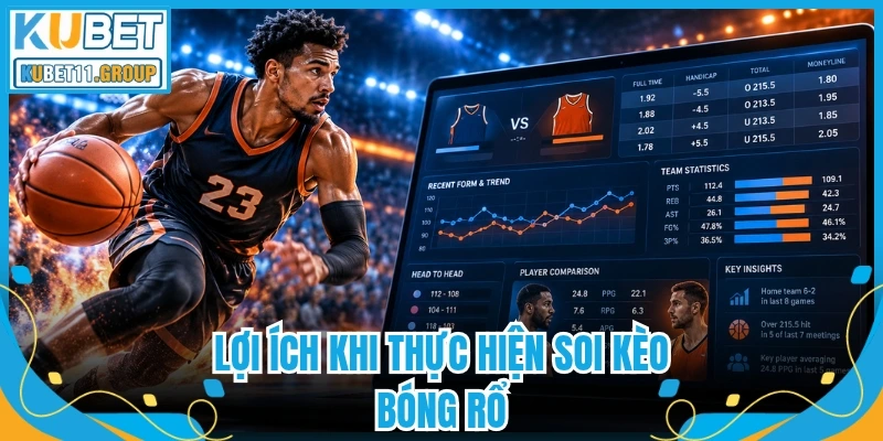 Lợi ích khi thực hiện soi kèo bóng rổ